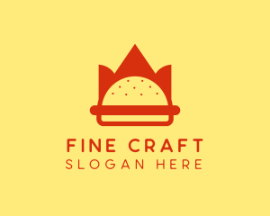 Spicy Burger Crown   logo design