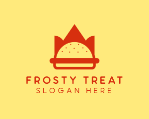 Spicy Burger Crown   logo design