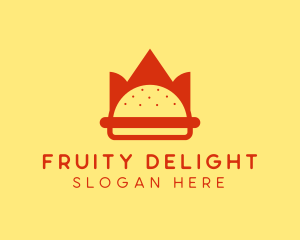 Spicy Burger Crown   logo design