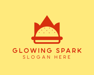 Spicy Burger Crown   logo design