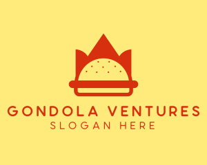 Spicy Burger Crown   logo design