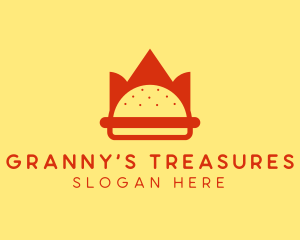 Spicy Burger Crown   logo design