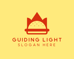 Spicy Burger Crown   logo design