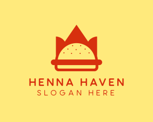 Spicy Burger Crown   logo design