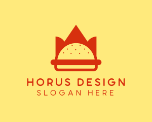 Spicy Burger Crown   logo design