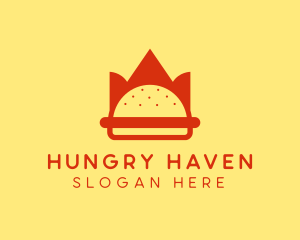 Spicy Burger Crown   logo design