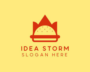 Burger Crown Restaurant   logo design