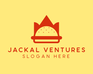 Spicy Burger Crown   logo design