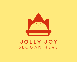 Spicy Burger Crown   logo design