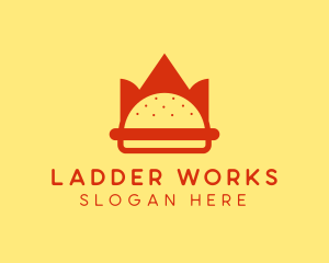 Spicy Burger Crown   logo design