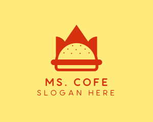 Burger Crown Restaurant   logo design