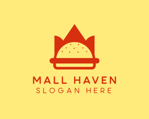 Spicy Burger Crown   logo design