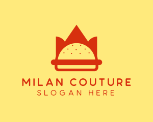 Spicy Burger Crown   logo design