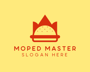 Spicy Burger Crown   logo design