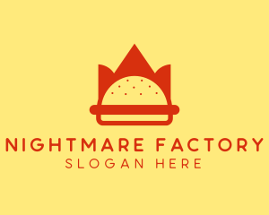 Spicy Burger Crown   logo design