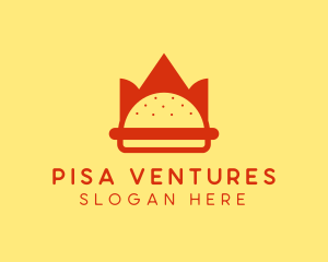 Spicy Burger Crown   logo design