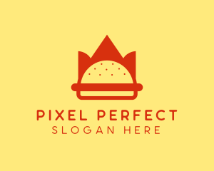 Spicy Burger Crown   logo design