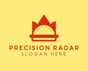 Spicy Burger Crown   logo design