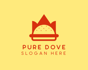 Spicy Burger Crown   logo design