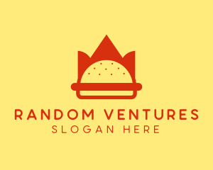 Spicy Burger Crown   logo design