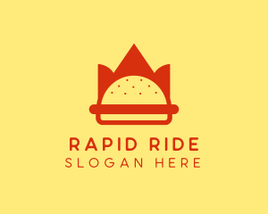 Spicy Burger Crown   logo design