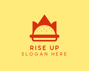 Spicy Burger Crown   logo design