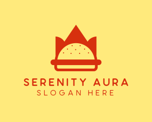 Spicy Burger Crown   logo design