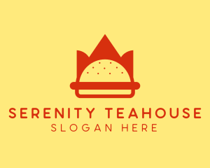 Spicy Burger Crown   logo design