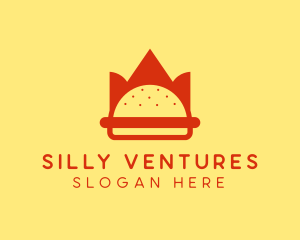 Spicy Burger Crown   logo design