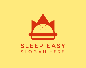 Spicy Burger Crown   logo design