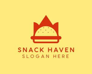 Spicy Burger Crown   logo design