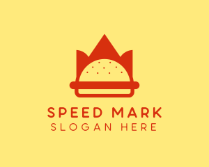 Spicy Burger Crown   logo design