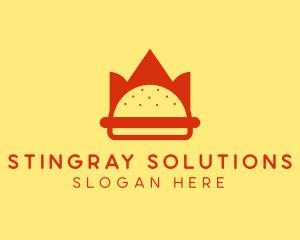 Spicy Burger Crown   logo design