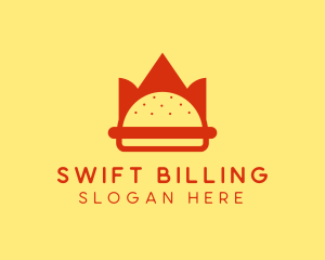 Spicy Burger Crown   logo design