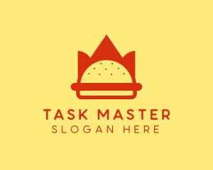 Spicy Burger Crown   logo design