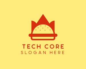 Spicy Burger Crown   logo design