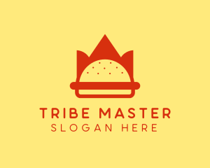 Spicy Burger Crown   logo design