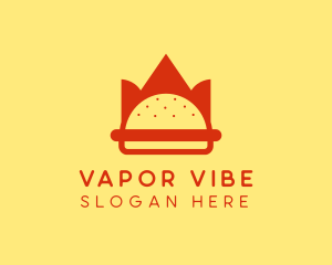 Spicy Burger Crown   logo design