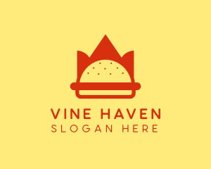 Spicy Burger Crown   logo design