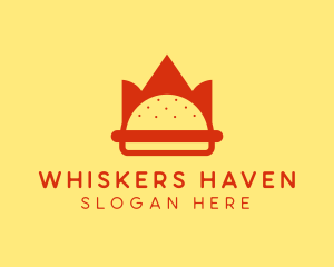 Spicy Burger Crown   logo design