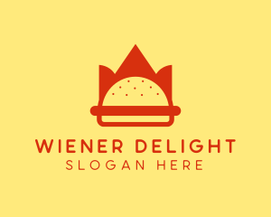 Spicy Burger Crown   logo design