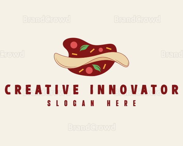 Pizza Dough Sauce Logo