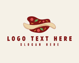 Pizza Dough Sauce Logo