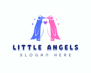 Little Penguin Lovers logo design