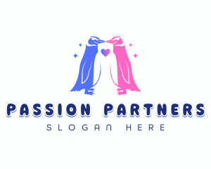 Little Penguin Lovers logo design