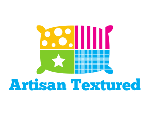 Colorful Textile Pillow logo design