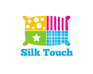Texture - Colorful Textile Pillow logo design