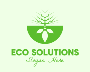 Ecology - Green Ecology Arborist logo design