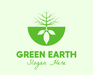 Ecology - Green Ecology Arborist logo design