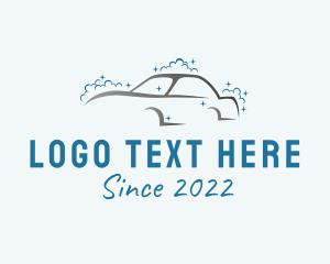 Cleaner - Car Wash Sparkles logo design